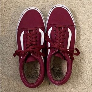 Maroon Vans